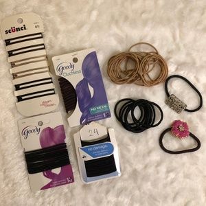 Scunci Accessories Huge Brand New Set Of Hair Tiebandsclips